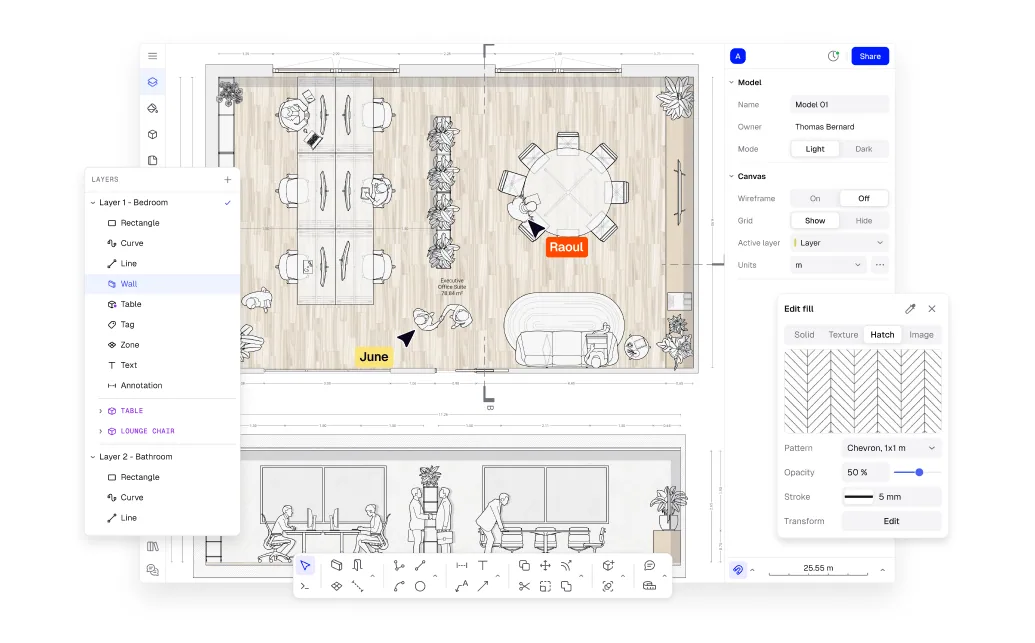 Space planning software