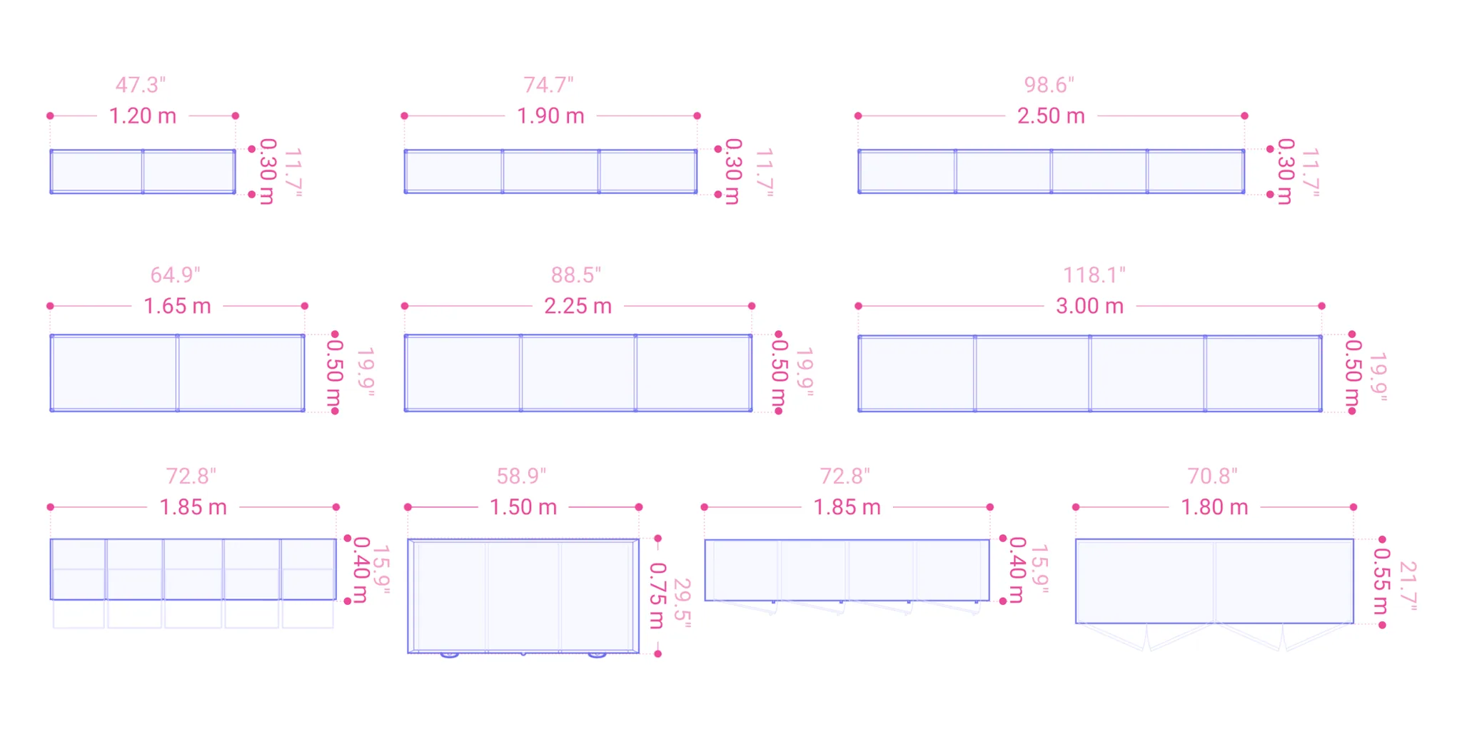 Storage Dimensions
